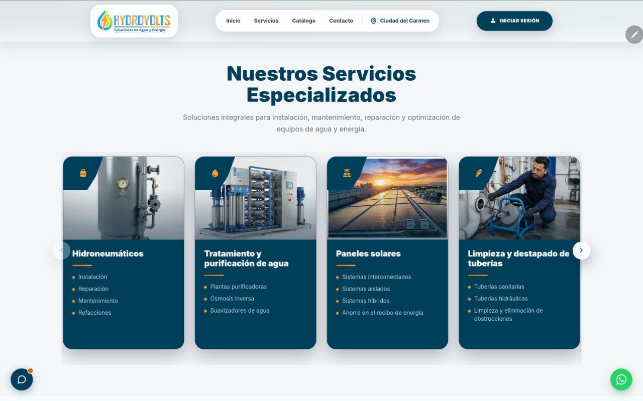 Hydrovolts — Plataforma Web + Panel Operativo — captura 2